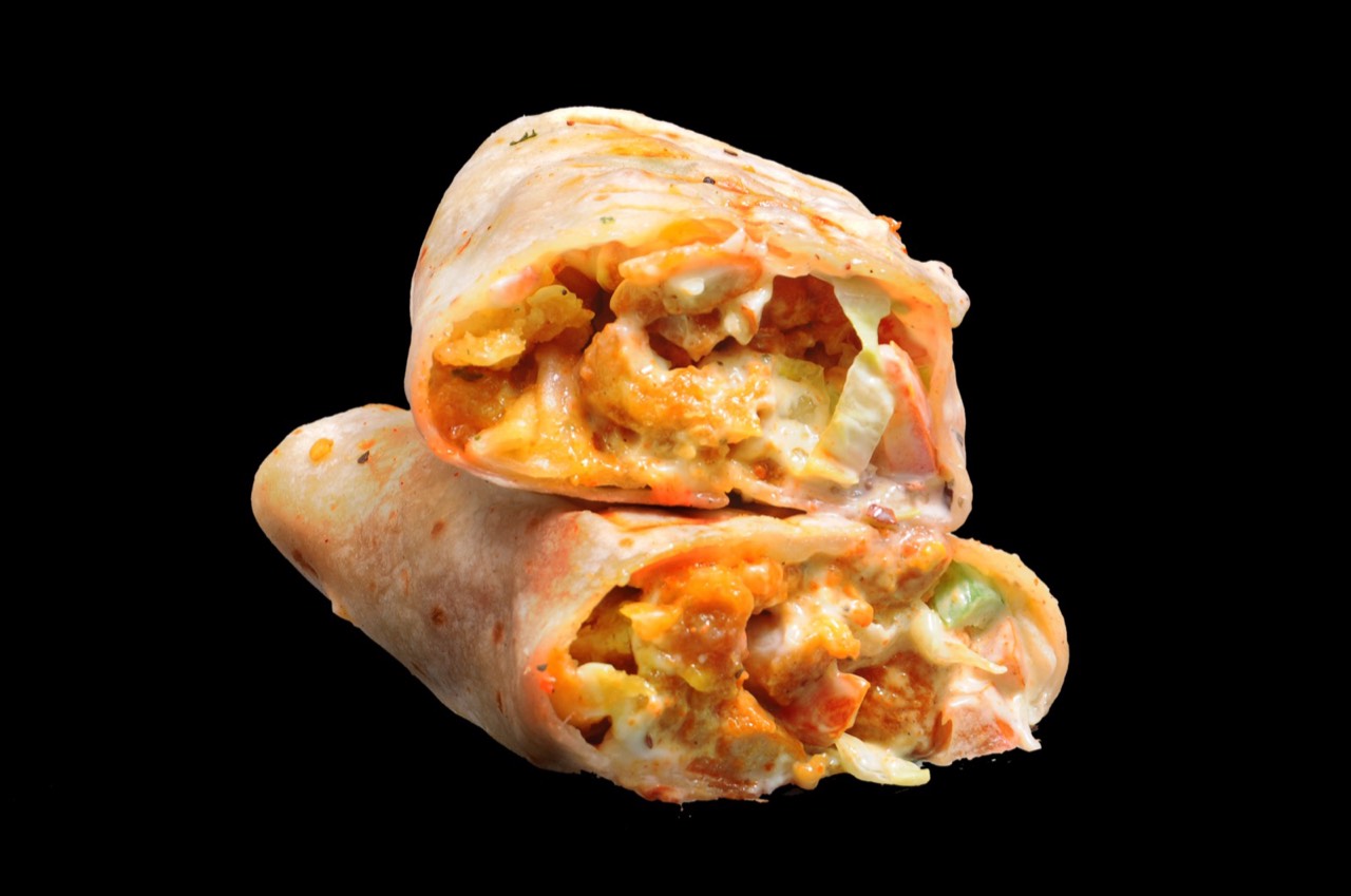 Crispy chicken wrap